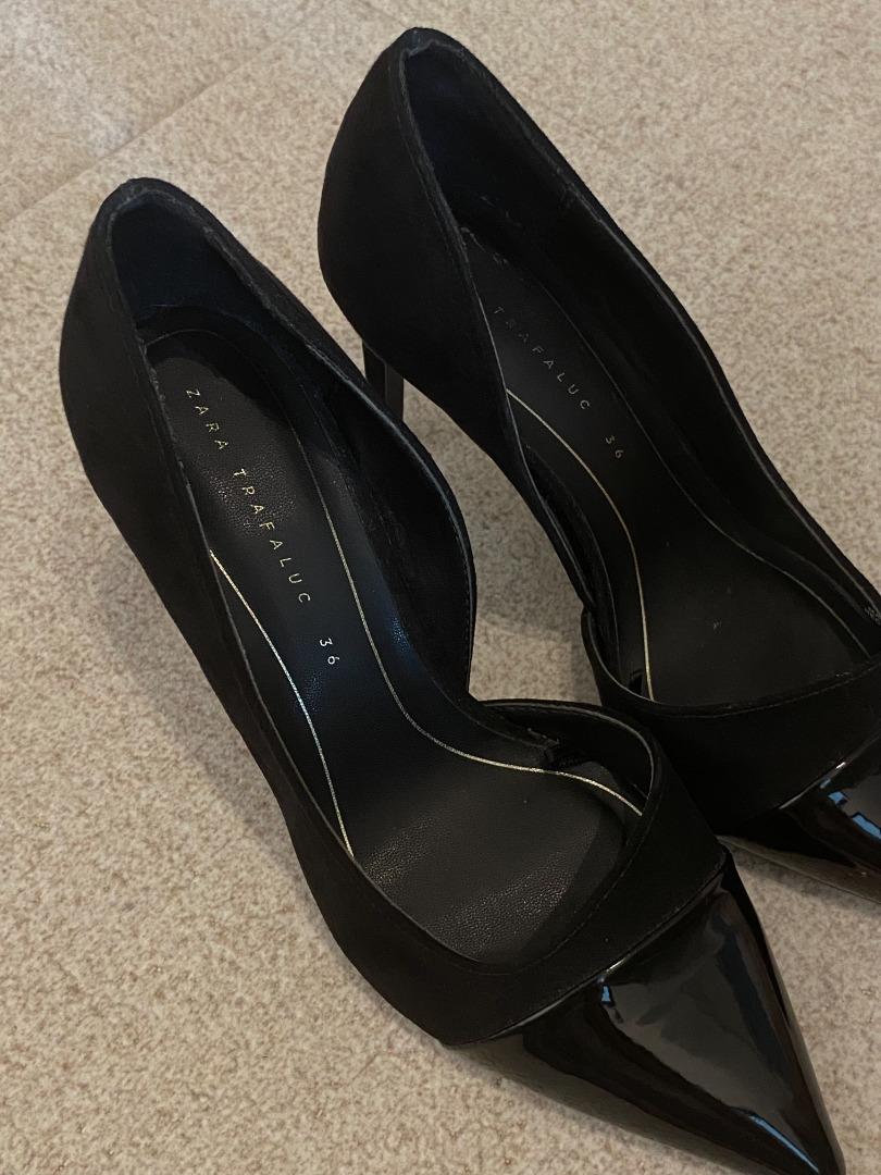 ZARA Black Pumps Stiletto High Heels Women s Fashion Footwear