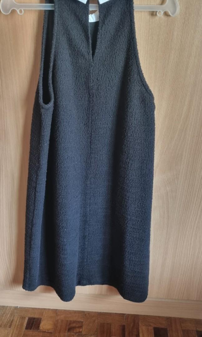 Zara Contrast Collar Dress (Category: Dresses) located in Lipa City. Submitted by cherrieseconds (Listing ID 1182166746, Image 2). Description: Zara Contrast Collar Dress Very nice in actual There's some himolmol in the collar but unnoticeable when worn.