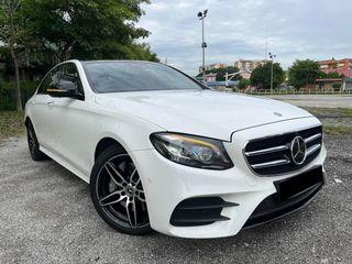 2019 Mercedes-Benz E350 2.0 AMG Sedan[299bhp][21,000 KM][NON HYBRID][FACELIFT][WARRANTY 2023][FREE SERVICE,BRAKE PAD & DISC]