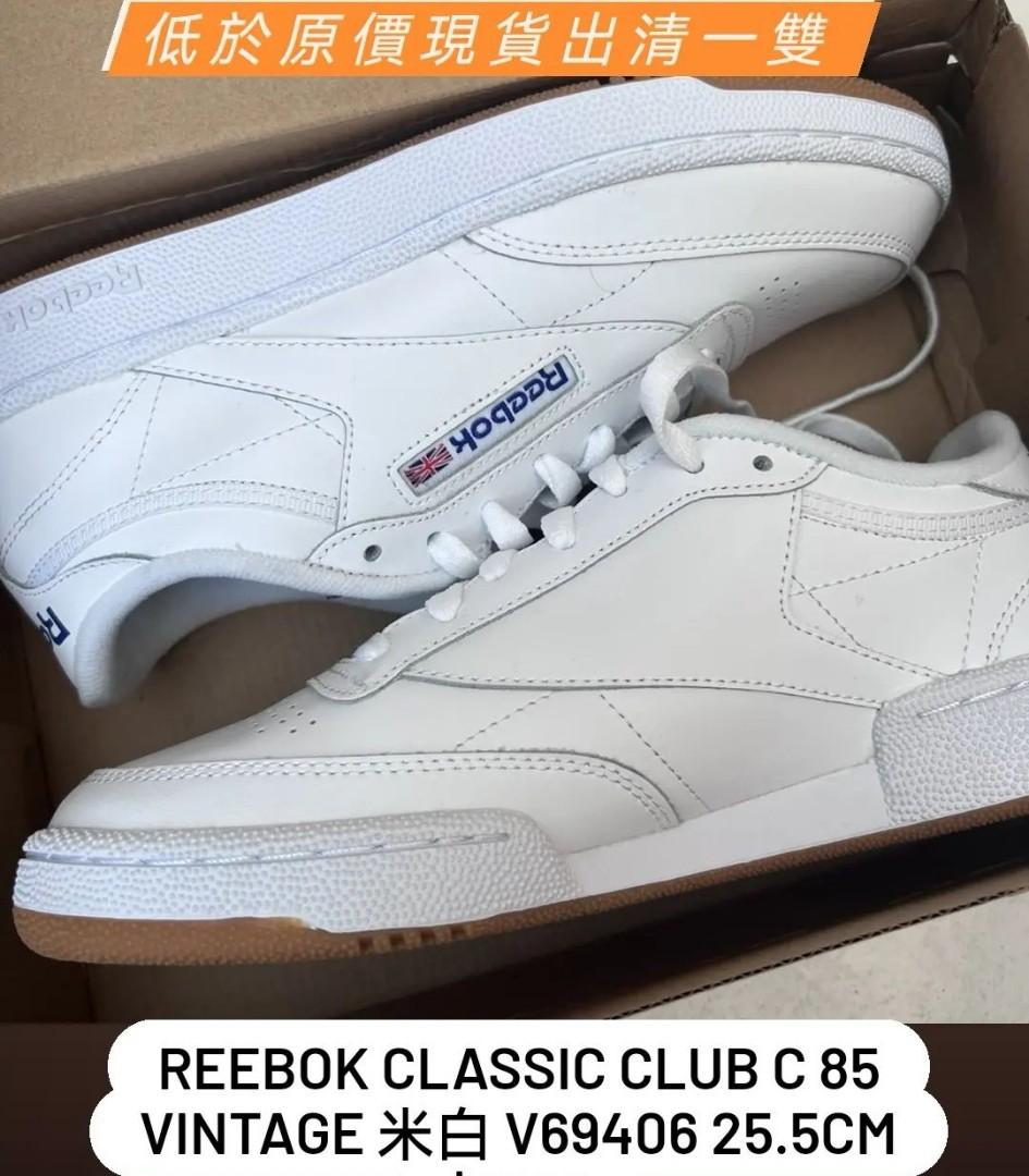 25.5cm REEBOK CLASSIC CLUB C 85 VINTAGE V69406