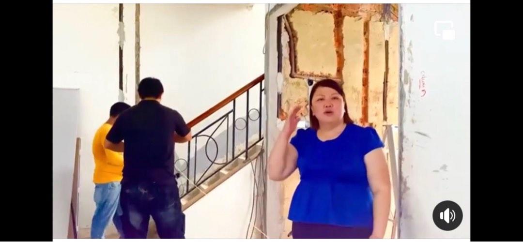 ❤️1300 FOLLOWERS 💙WOMAN👩‍🦰DIRECT Contractor  with own workers to do all renovation. Hack tiling paint electrical plaster cement plumbing false ceiling partition 62863114464515111