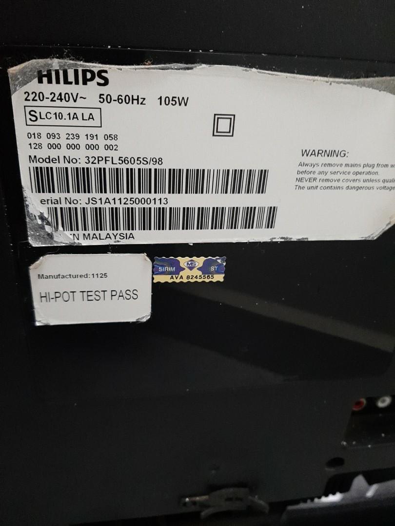 32 inch Philip LED TV, TV & Home Appliances, TV & Entertainment, TV on ...