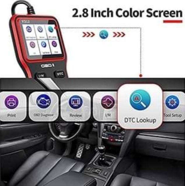 5 in 1 Universal Car Diagnostic Scanner Tool,OBD2 Scanner,Engine Load