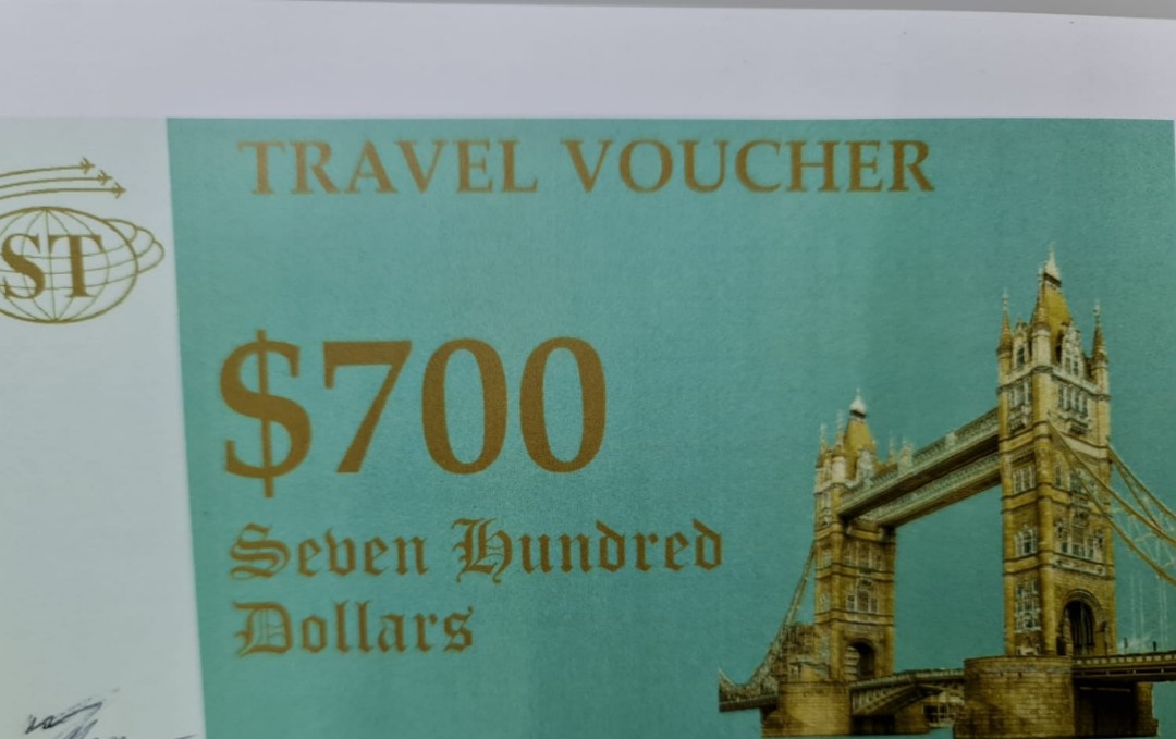 700 Super Travel voucher!! (Expires in Dec 2024 so lots of time