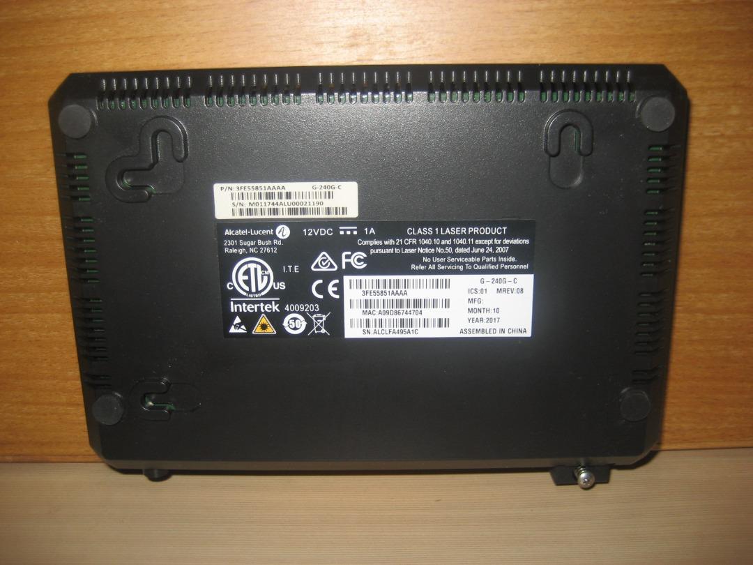 🌟🌟🌟 💯原裝《HKBN 香港寬頻 HONG KONG BROADBAND NETWORK》寬頻解碼器 NOKIA G240GC 光纖