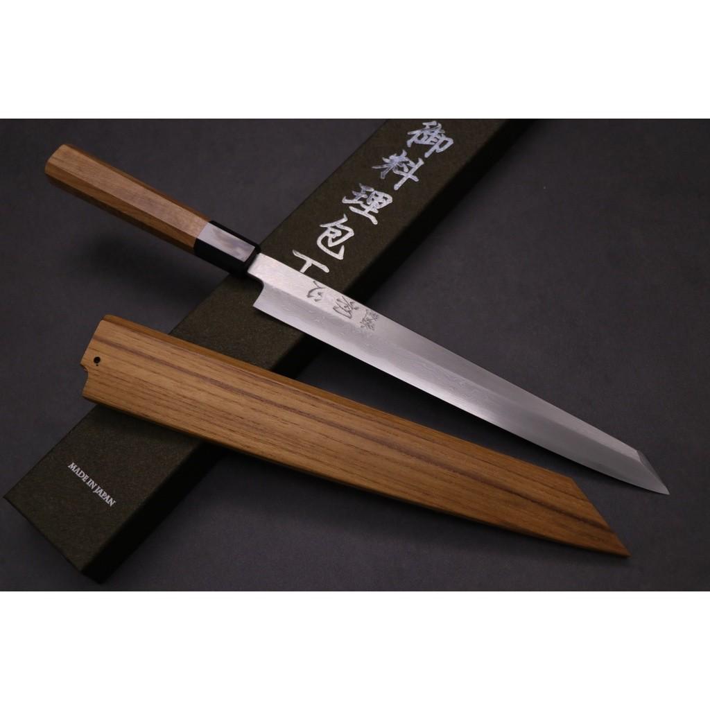 夜桜 鬼反り 切付柳刃 本焼き 高級 夜桜 鬼反り 切付柳