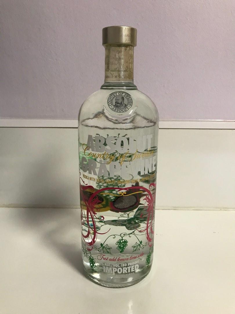 Absolut VodkaGrapevine, Food & Drinks, Alcoholic Beverages on Carousell