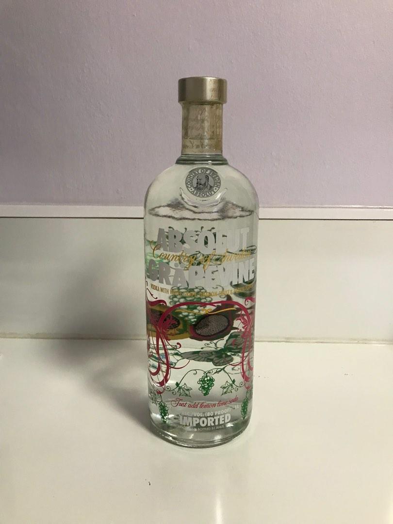 Absolut VodkaGrapevine, Food & Drinks, Alcoholic Beverages on Carousell