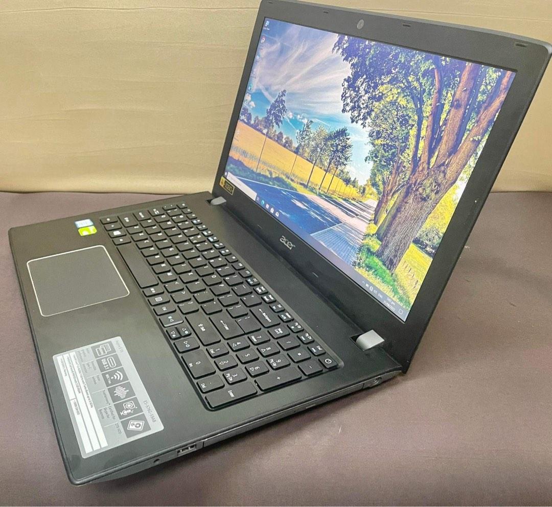 ACER LAPTOP (Category: Laptops & Notebooks) located in San Pedro. Submitted by katli_01 (Listing ID 1183949828, Image 3). Description: Acer Aspire E5-576G, 1080 display with videocard i5 8th generation 8gb memory 128gb SSD 500gb HDD UHD Graphics 620 4gb Nvidia Geforce MX150 2gb videocard Wifi ready Brand new battery Bluetooth ready Good camera Freebies : Brandnew mouse, laptop sleeve.