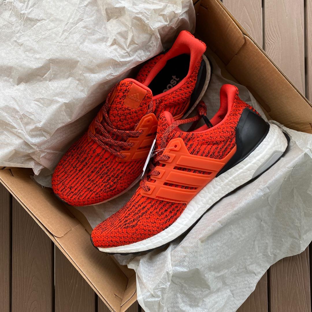 Adidas Ultra Boost 3.0 Energy Red Men s Fashion Footwear