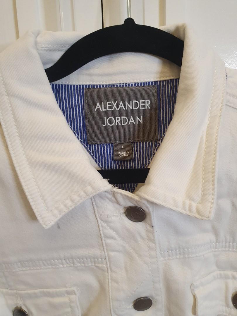 ALEXANDER JORDAN white jacket Women s Fashion Coats Jackets and