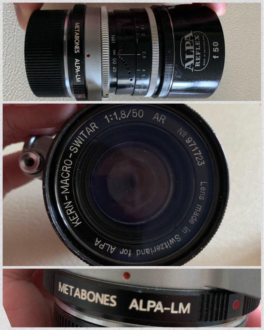 Alpa Kern Macro Switar 50mm F1.8 AR, 攝影器材, 鏡頭及裝備- Carousell