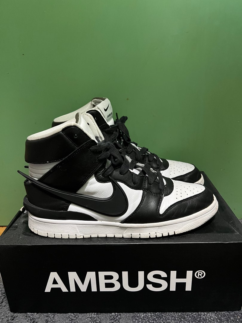 Ambush Nike dunk hi black (not jordan), 男裝, 鞋, 波鞋- Carousell