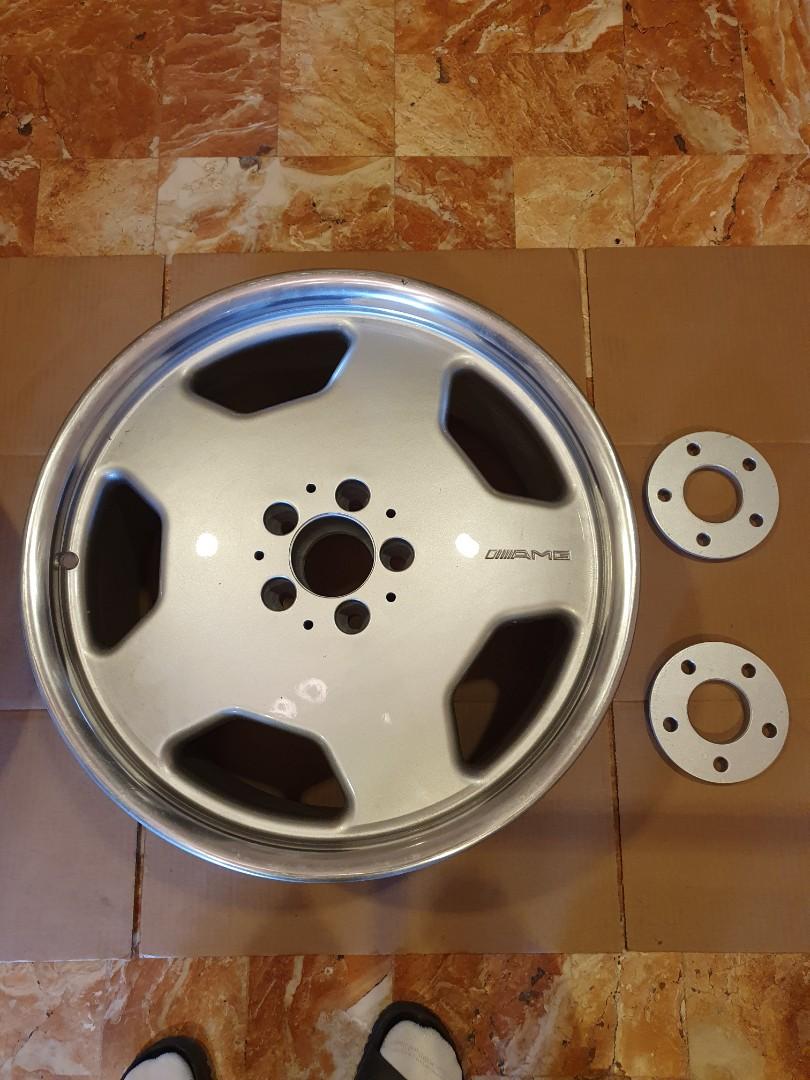 AMG Monoblock II 19s Staggered, Car Parts & Accessories, Mags and Tires