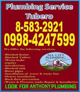 ANTHONY Plumbing Repair Declogging Services Tubero 