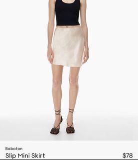 Aritzia Slip Skirt Size 2