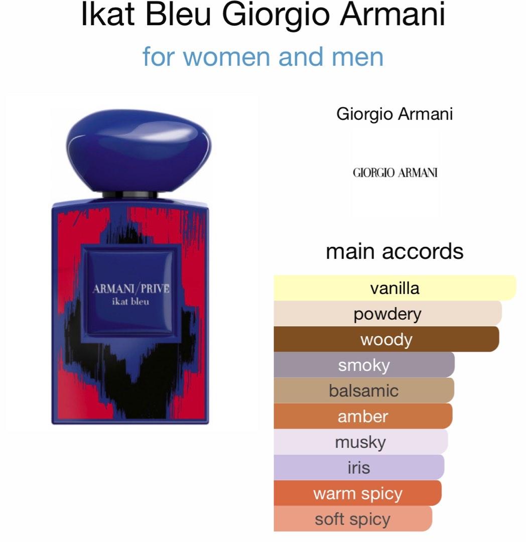 ARMANI IKAT BLEU / IKAT ROUGE EDP 100ml, Beauty & Personal Care, Fragrance  & Deodorants on Carousell