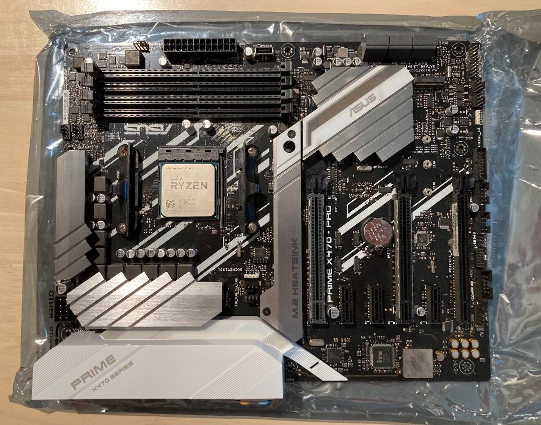 Asus Prime X470 Pro w AMD Ryzen 2700X Computers Tech Parts