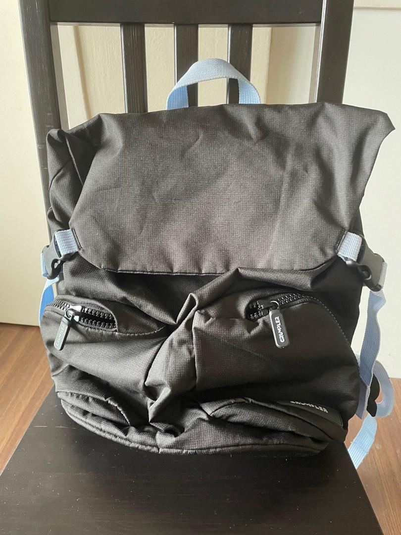 Authentic CRUMPLER new logo Black Light Blue Nebula Backpack