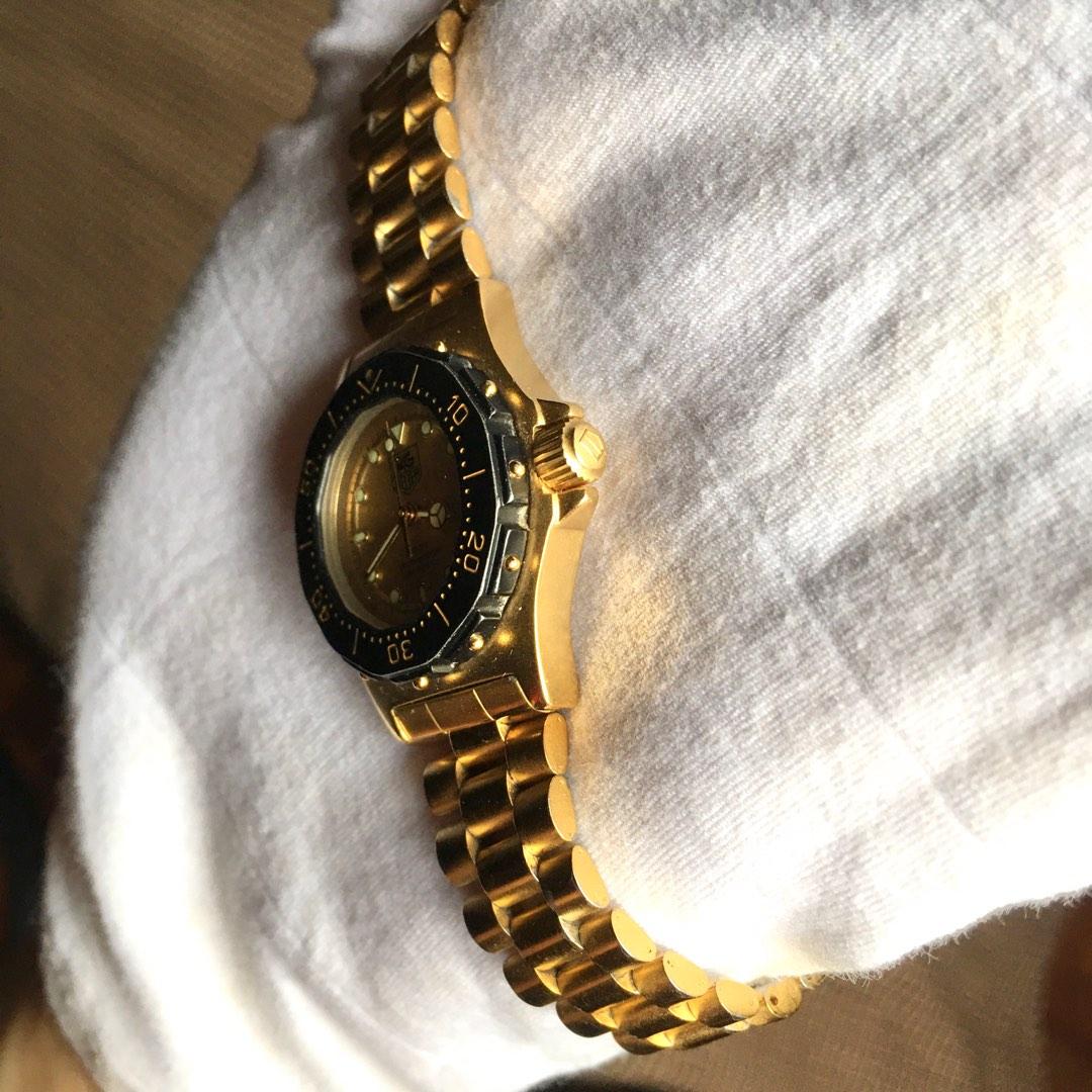Tag heuer gold watch discount price