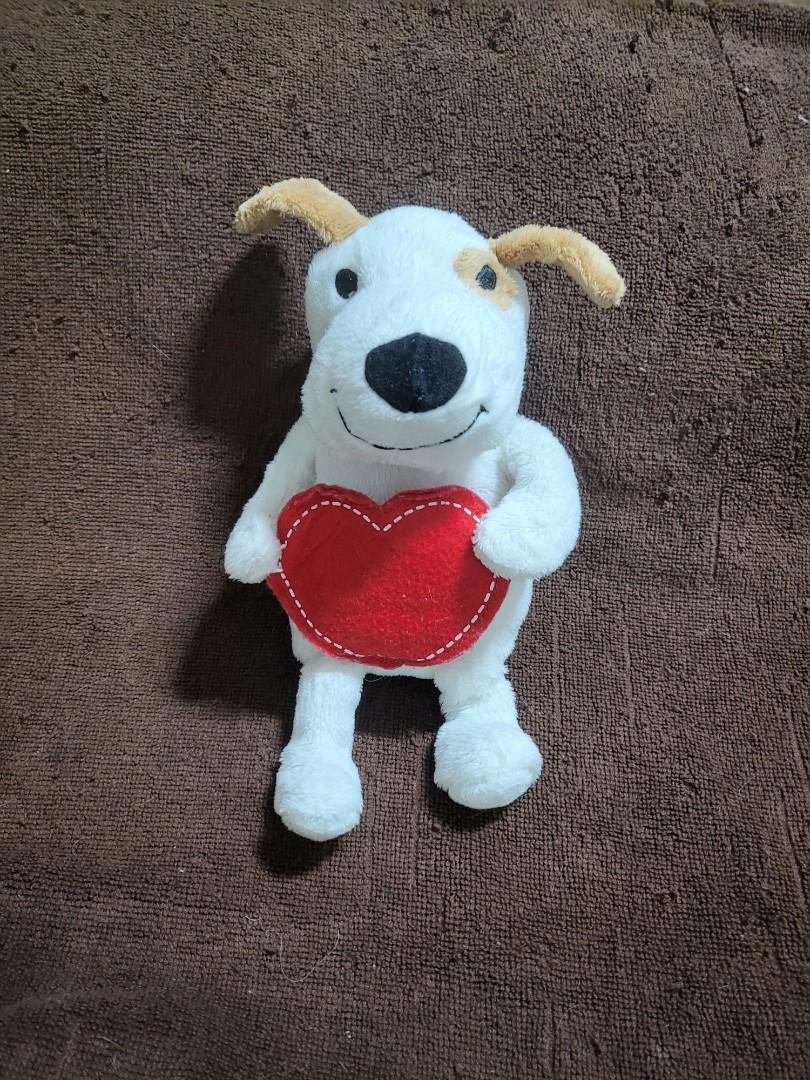 Authentic Hallmark Puppy Dog with Love Plush Soft Toy Hobbies