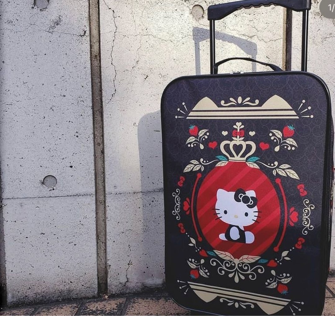 authentic sanrio hello kitty luggage, Hobbies & Toys, Travel, Travel