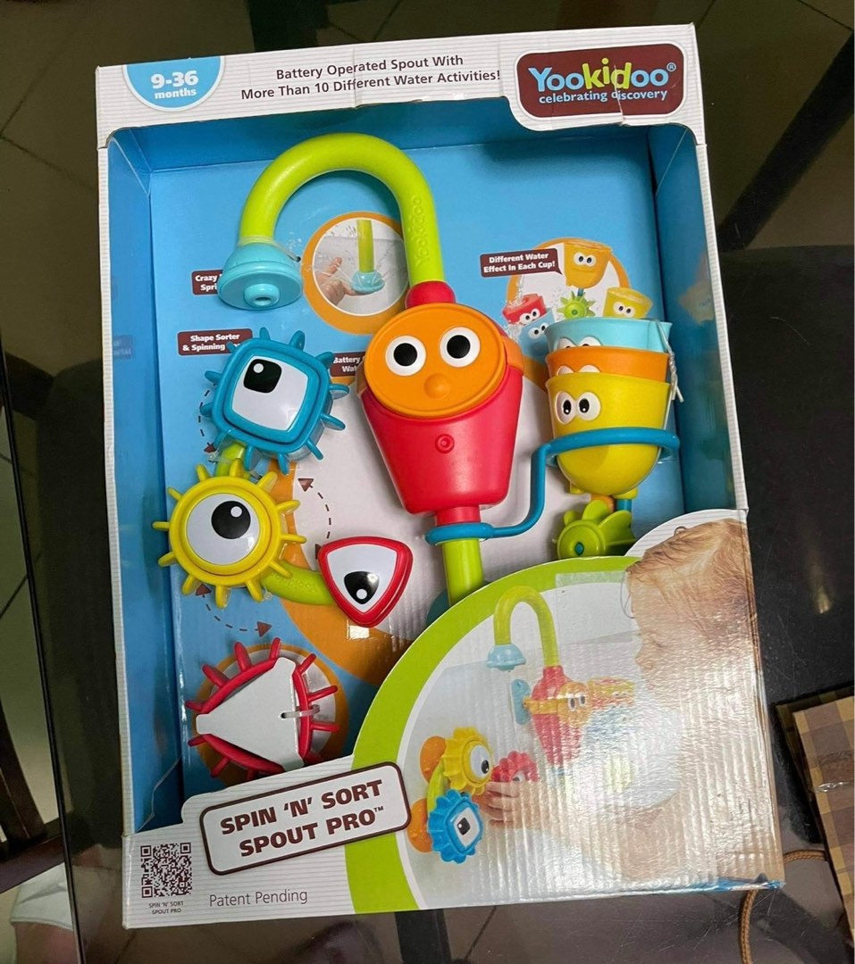 Baby Bath Toy Yookidoo Flow N' Fill Spout for Babies and Toddlers