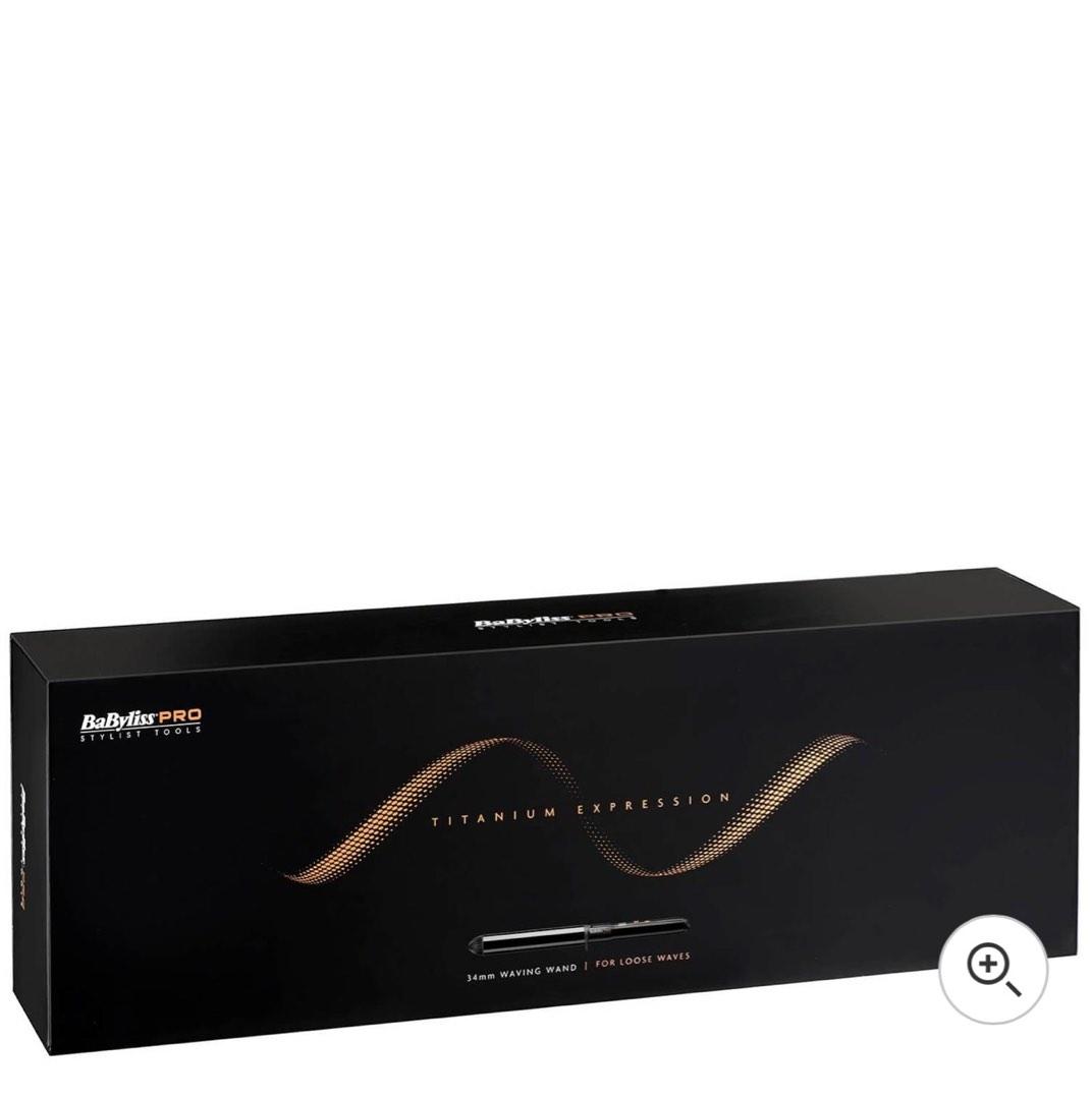 Titanium expression waving top wand 34mm