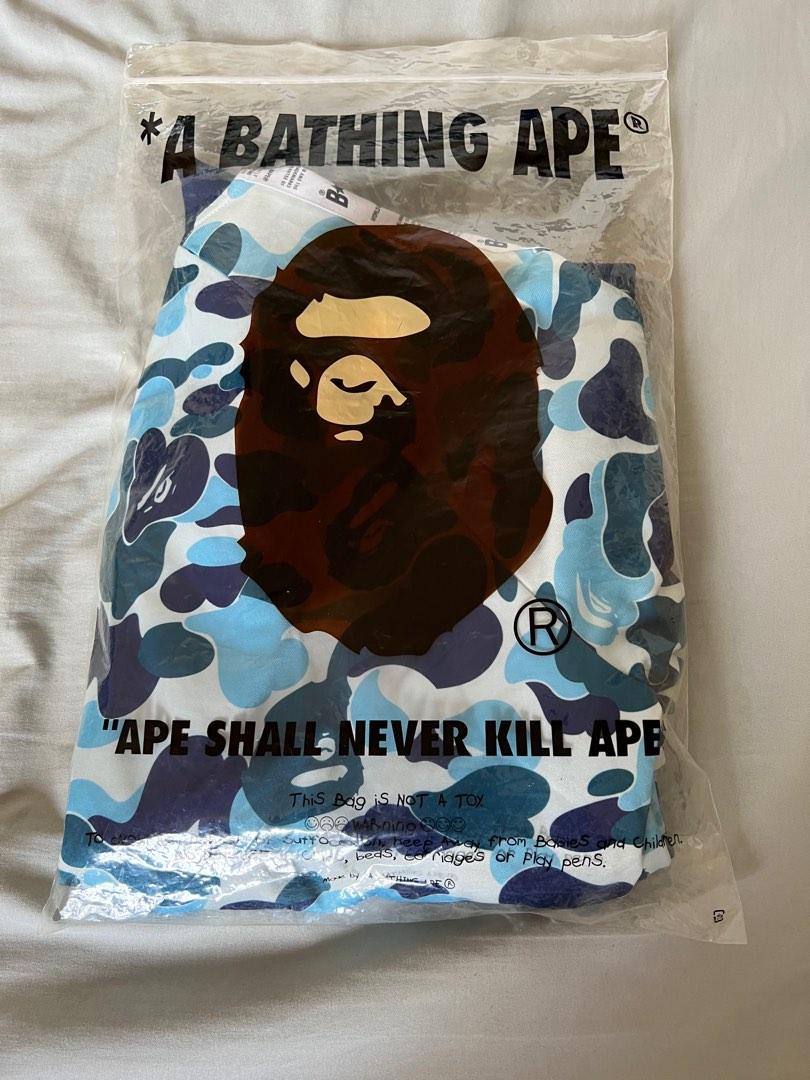 Bape blue camo outlet jacket