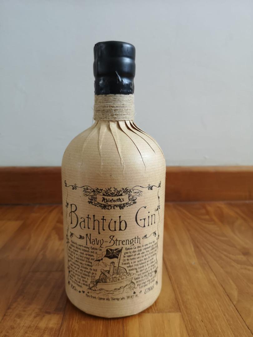 Bathtub Gin Navy Strength, Food & Drinks, Alcoholic Beverages on Carousell