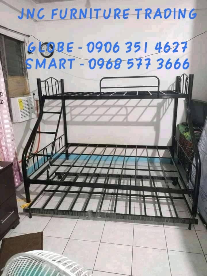 beds double deck BUNK BED with PULL OUT 36x48x75 stock 1993, Furniture