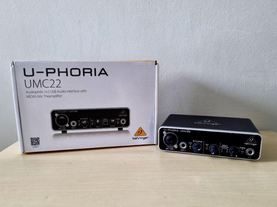 Behringer UMC22 USB audio interface, Audio, Other Audio Equipment on ...