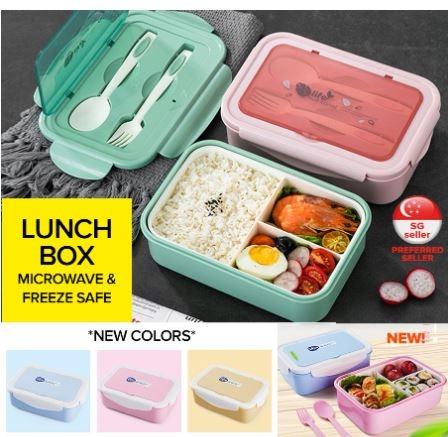 Portable Wheat Straw 3-in-1 Bento Box, With Spoon&fork, Stackable