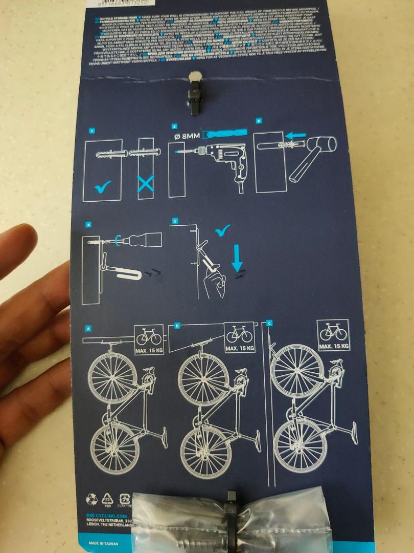 Big bicycle parking hook, Sports Equipment, Bicycles & Parts, Parts ...