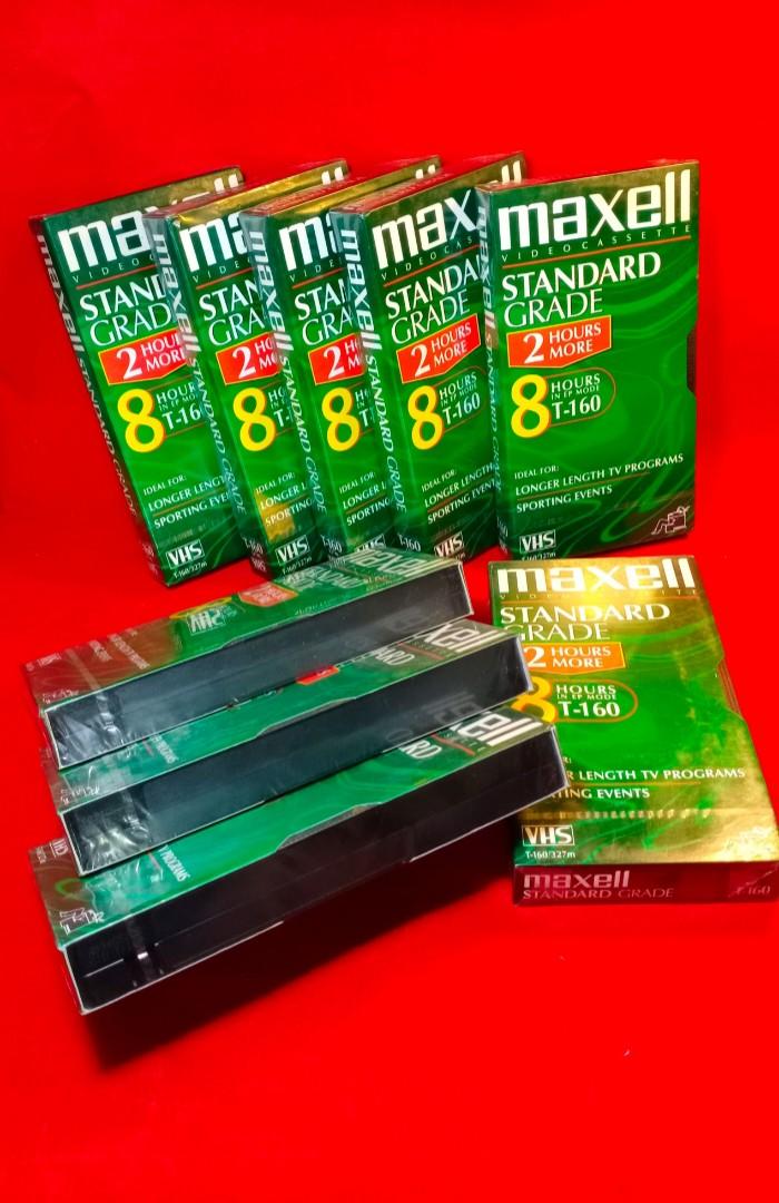 Blank VHS Tapes Factory Sealed, Hobbies & Toys, Memorabilia