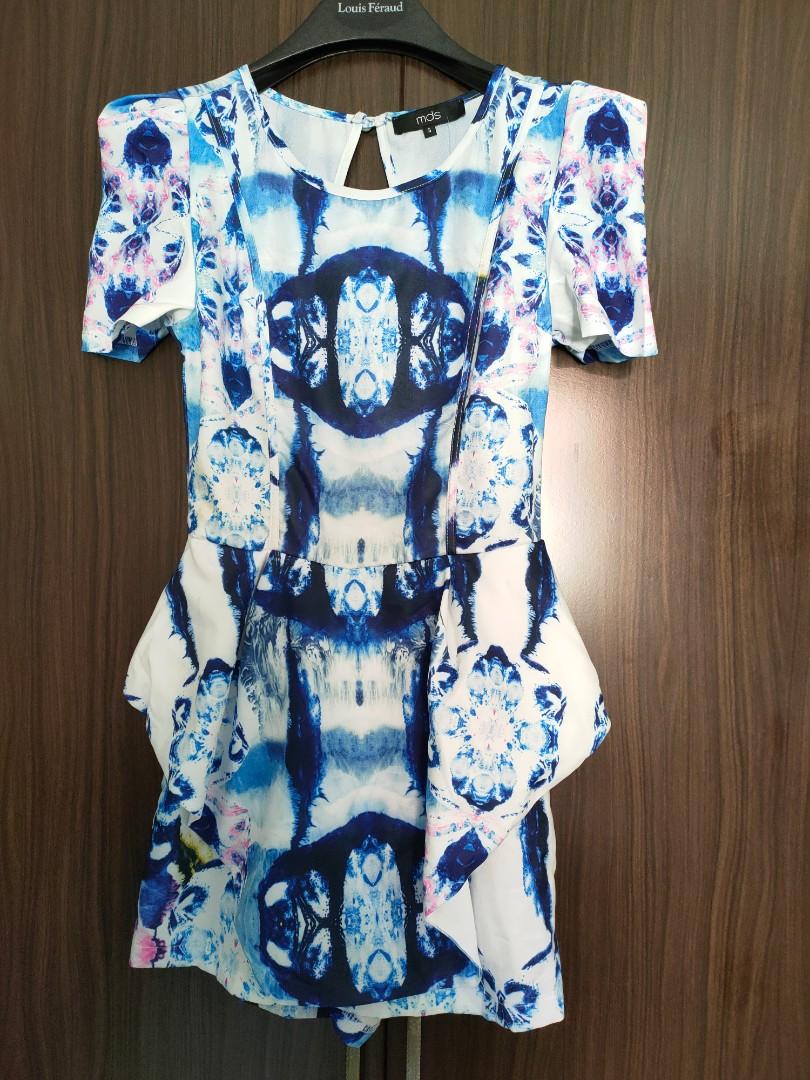 Mds Charlott Romper In Blue Women s Fashion Dresses Sets Dresses on Carousell