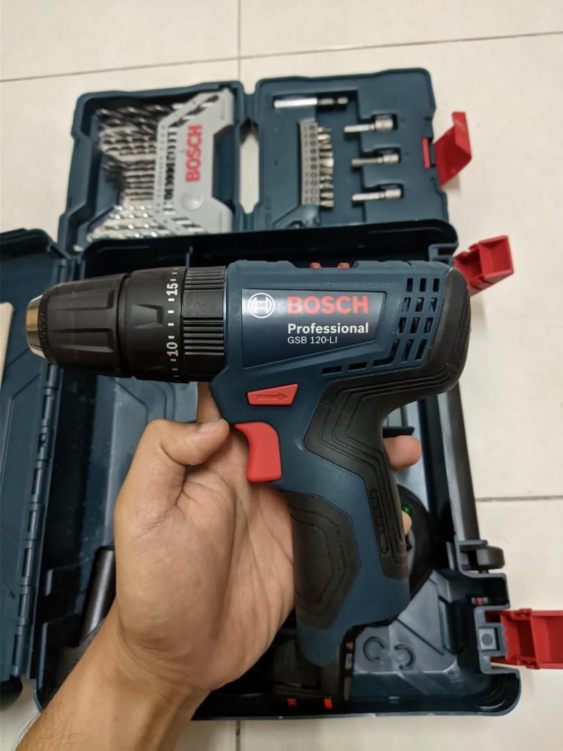 BOSCH PROFESSIONAL CORDLESS IMPACT DRILL GSB 120LI, TV & Home