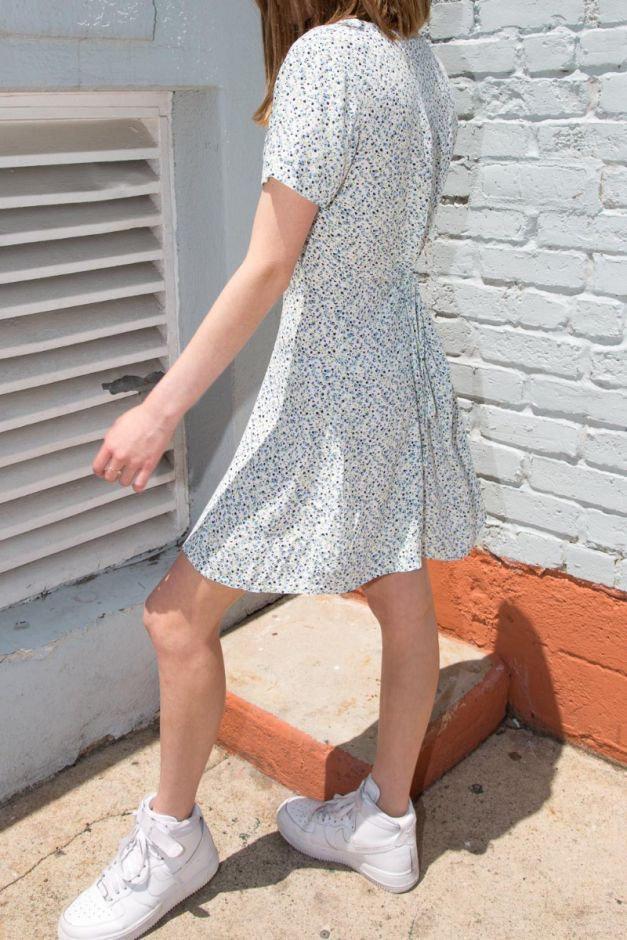 Brandy melville lara online blue floral dress