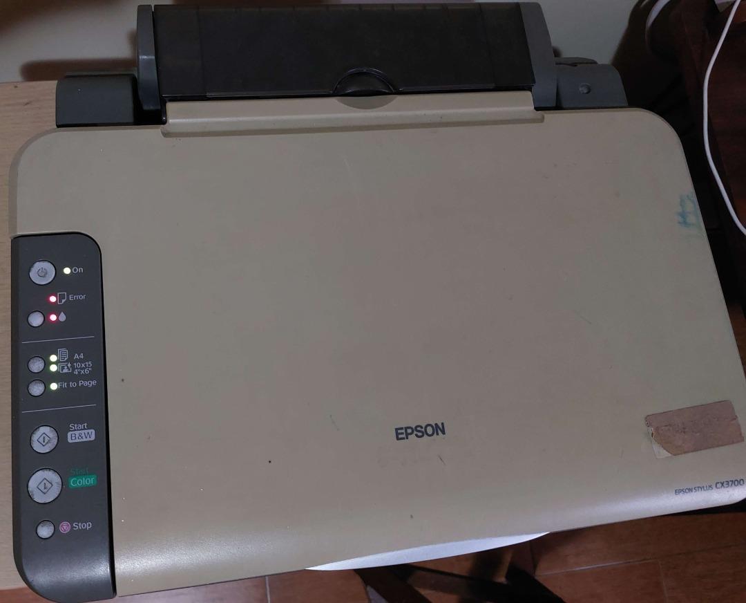 Broken printer Canon ip2770 CISS and Broken Epson CX37200 w/ Scanner