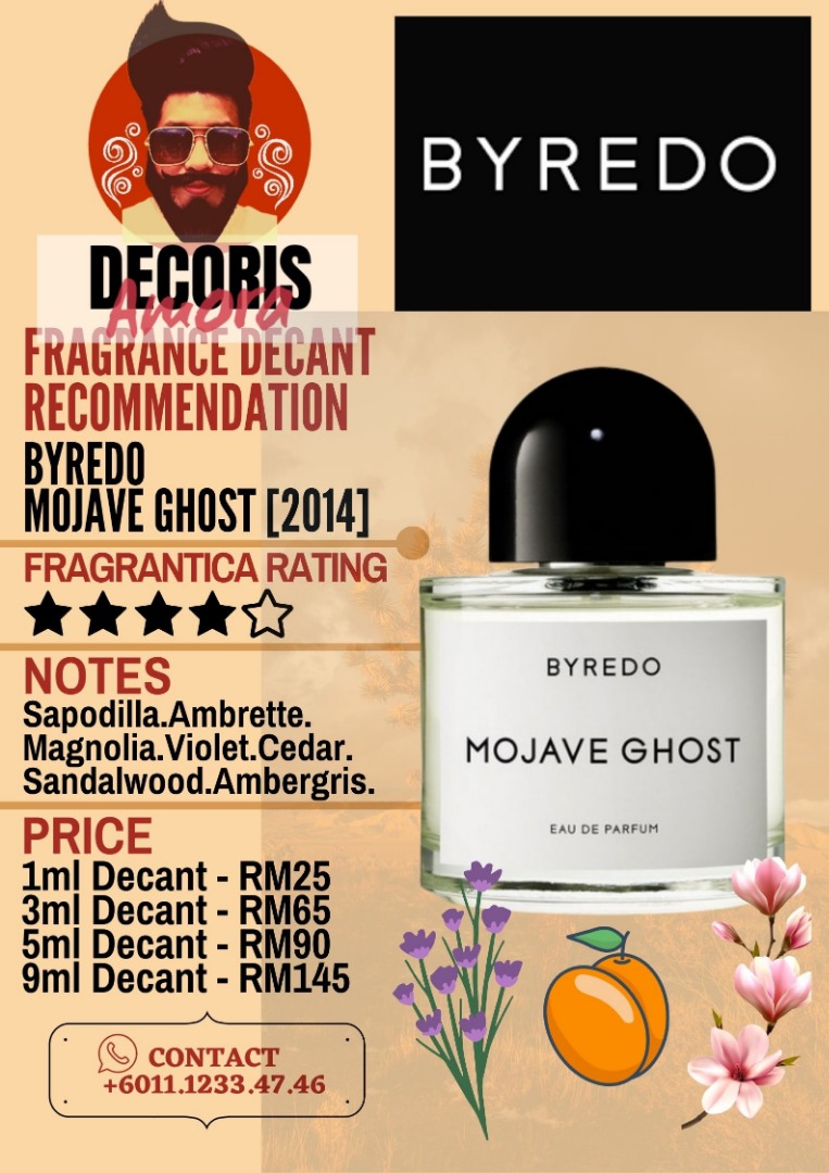 Byredo Mojave Ghost Perfume Decant