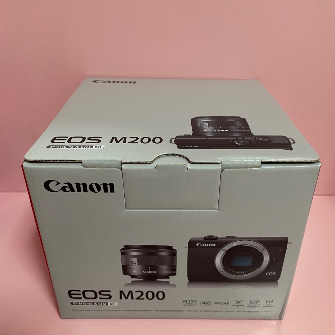 Canon EOS M200 KIT (White), Photography, Cameras on Carousell