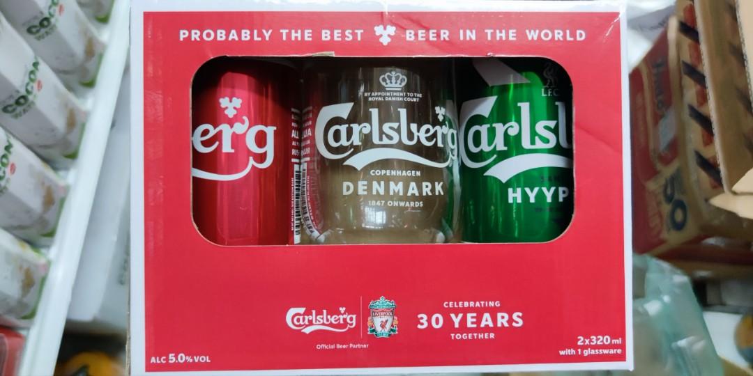 Carlsberg Liverpool limited edition, Food & Drinks, Alcoholic Beverages on Carousell