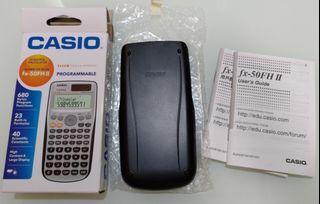 (暫無貨)Casio 新 計數機 fx-50fh II calculator 計算機 (不用care:hhsushgshsjstshidocicposjwnamusydi kidusisodiusuw)