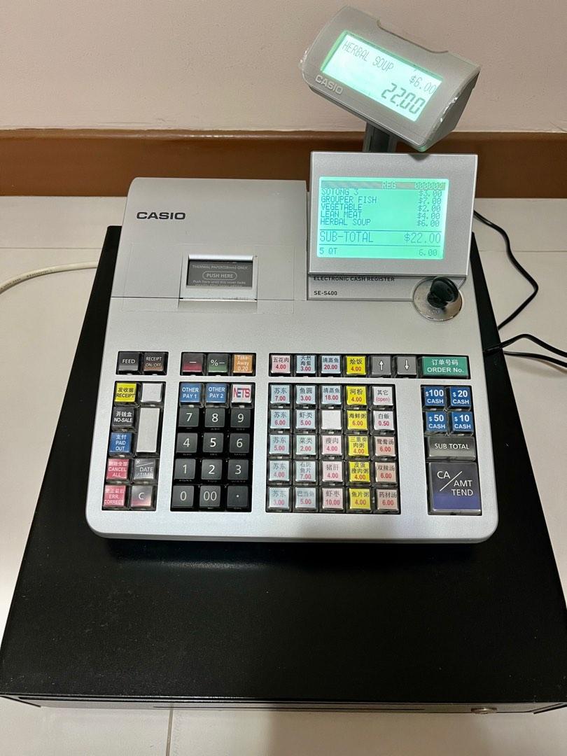 Casio Cash Register SE S400 Computers Tech Office Business