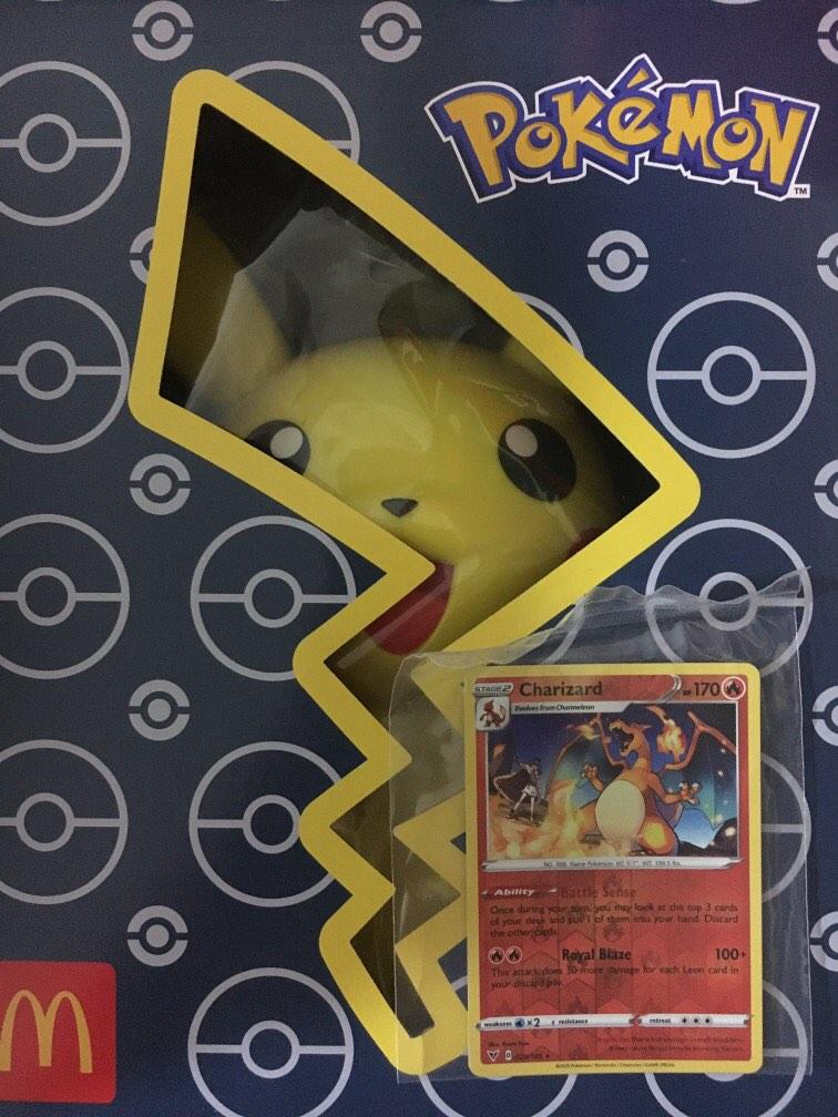 CHARIZARD CARD] McDonald's Pikachu Carrier with TCG POKMON CARD PROMO AA,  Hobbies & Toys, Toys & Games on Carousell