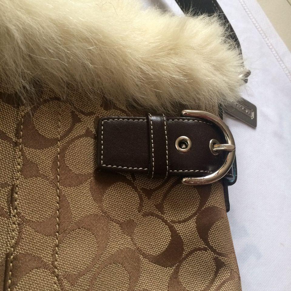 Coach 8K47 Faux Fur Tote Shoulder Bag [ORIGINAL] [PRELOVED], Luxury ...
