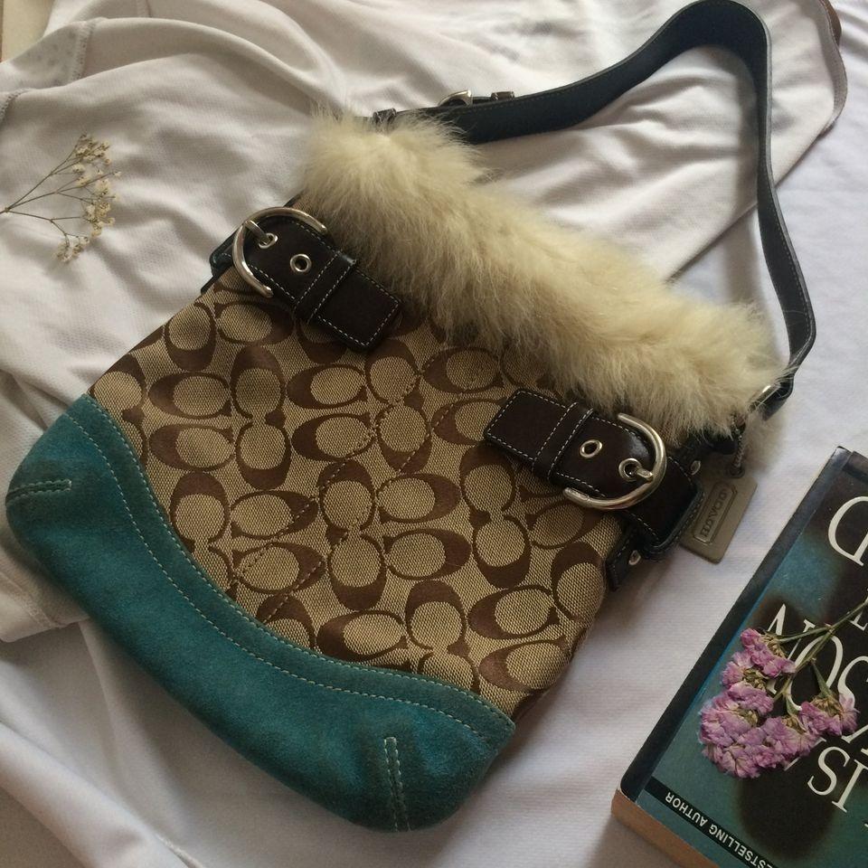 Coach 8K47 Faux Fur Tote Shoulder Bag [ORIGINAL] [PRELOVED], Luxury ...