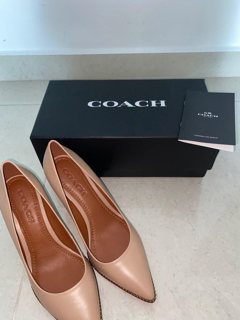 Coach patrice shop leather pump