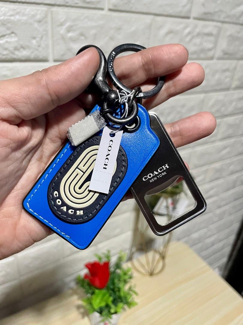 COACH Bottle Opener Key Fob With Coach Patch, Women's Fashion, Jewelry