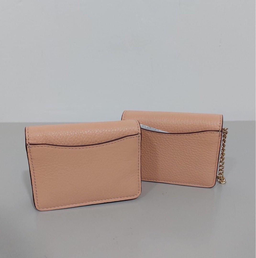 Coach mini wallet chain crossbody Original, Women's Fashion, Bags